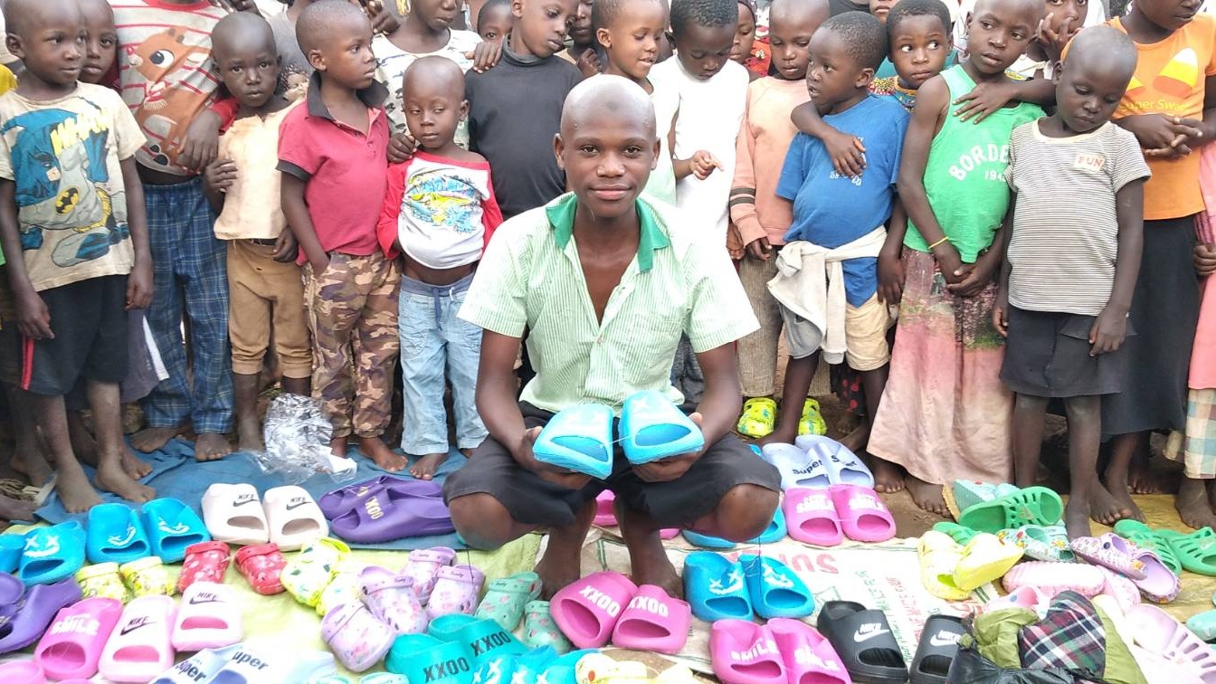 Big Donation of Sandals, Thanks for supporting